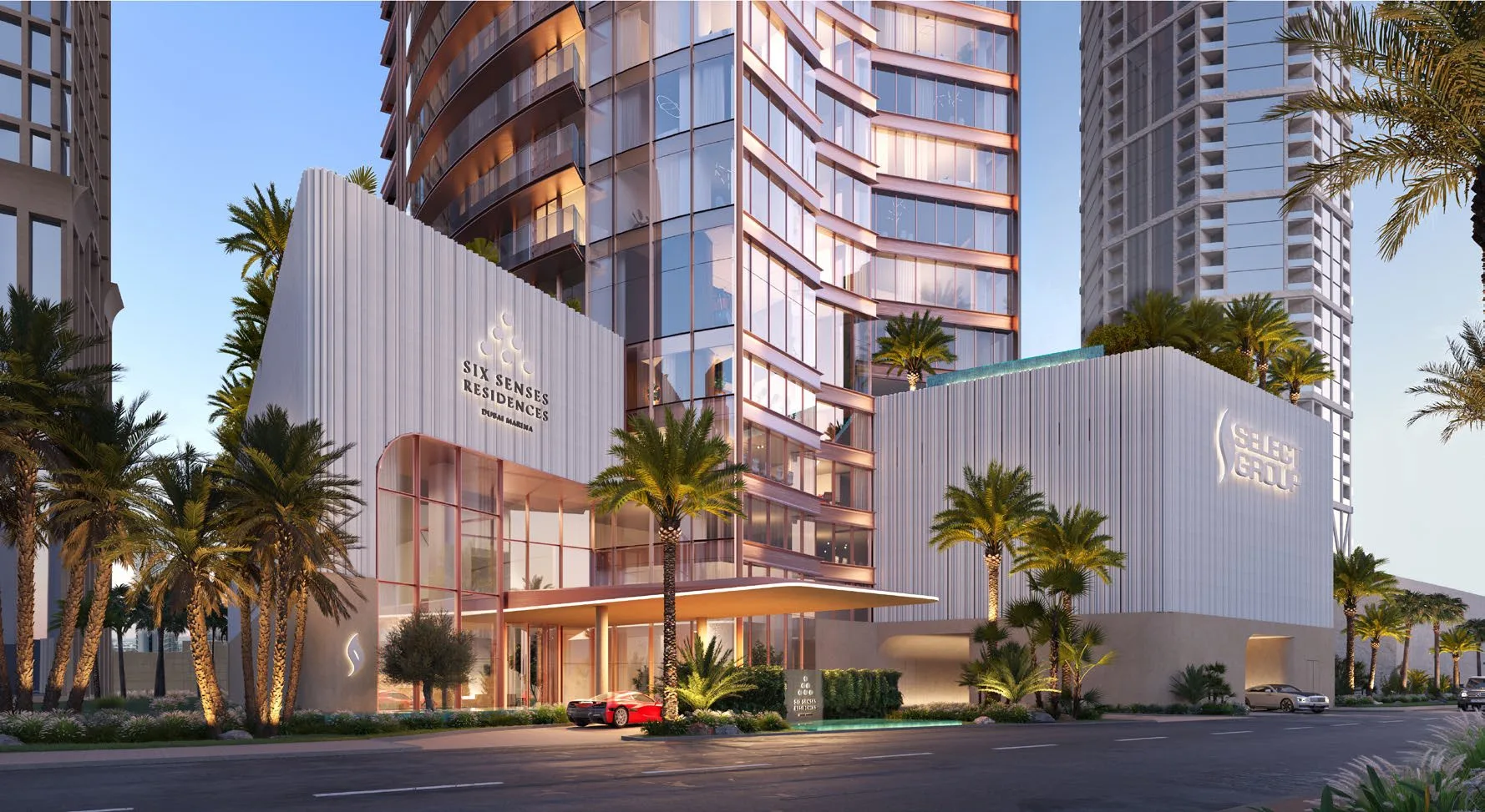 Delivered landscape at Al Barari, shown as previous work by the developer